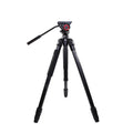 Trépied kite optics ardea CF avec rotule manfrotto mvh500ah