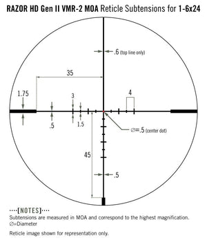 Zielfernrohr Razor 1-6X24 HD VORTEX OPTICS 